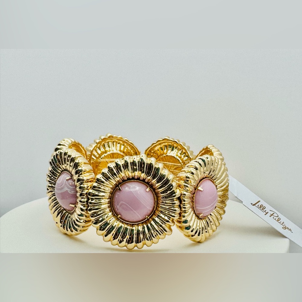 LILLY PULITZER One Final Fling Pink Bliss Bracelet NWT w/dust bag